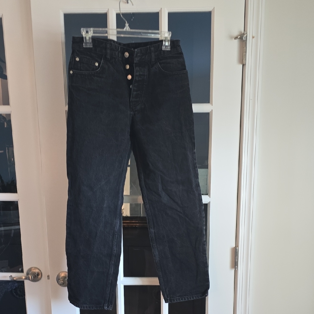 Zara Charcoal Denim Pants